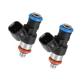 Motoforti Fuel Injector, for Polaris for Ranger 570 2014-2019, 2521068, Plastic Metal, Black, 2 Pcs