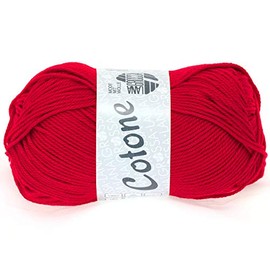 Lana Grossa Cotone Uni 18 - Red