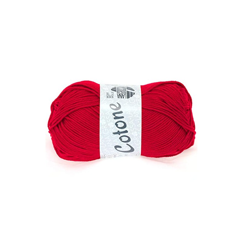 Lana Grossa Cotone Uni 18 - Red