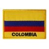 Graphic Dust Colombia Flag Embroidered Iron On Patch Applique Logo