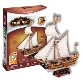CubicFun Rompecabezas 3D YACHT MARY 83Pz