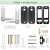 ANNFUZ Mechanical Keyless Entry Door Lock with Keypad,Double-Sided Combination Opening