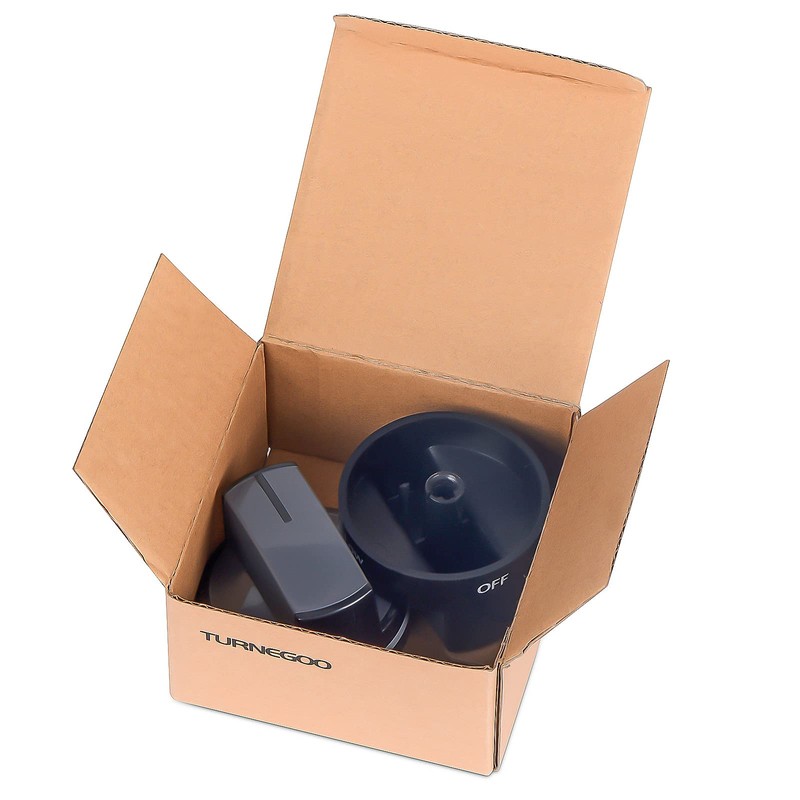 W10339442 Gas Stove Knobs, Cooktop Surface Burner Control Knobs Black