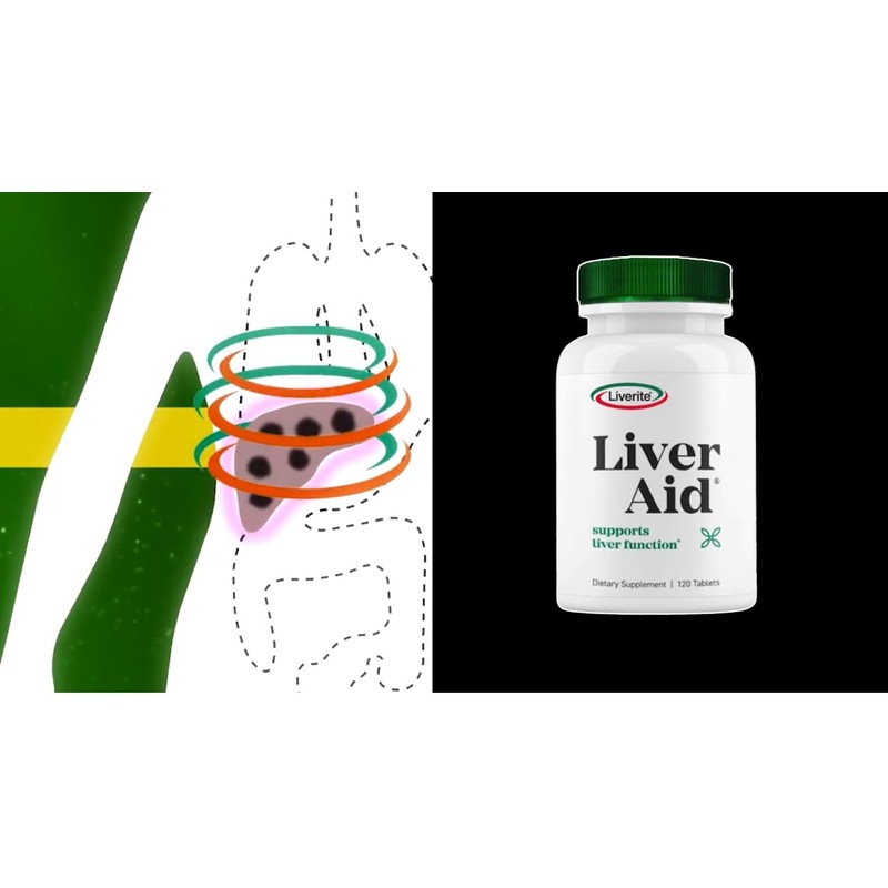 Liverite, Liver Aid 60 Tablets Liverite