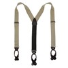 CTM Men's Canvas Button-End Old West Suspenders (Tall Available), X-long,