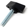 Design61 4 x Plastic Wing Screws with Threaded Bolts Steel