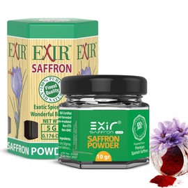 EXIR® Saffron Powdered (10-grams) - Sprinkle Herb and Spice Seasoning