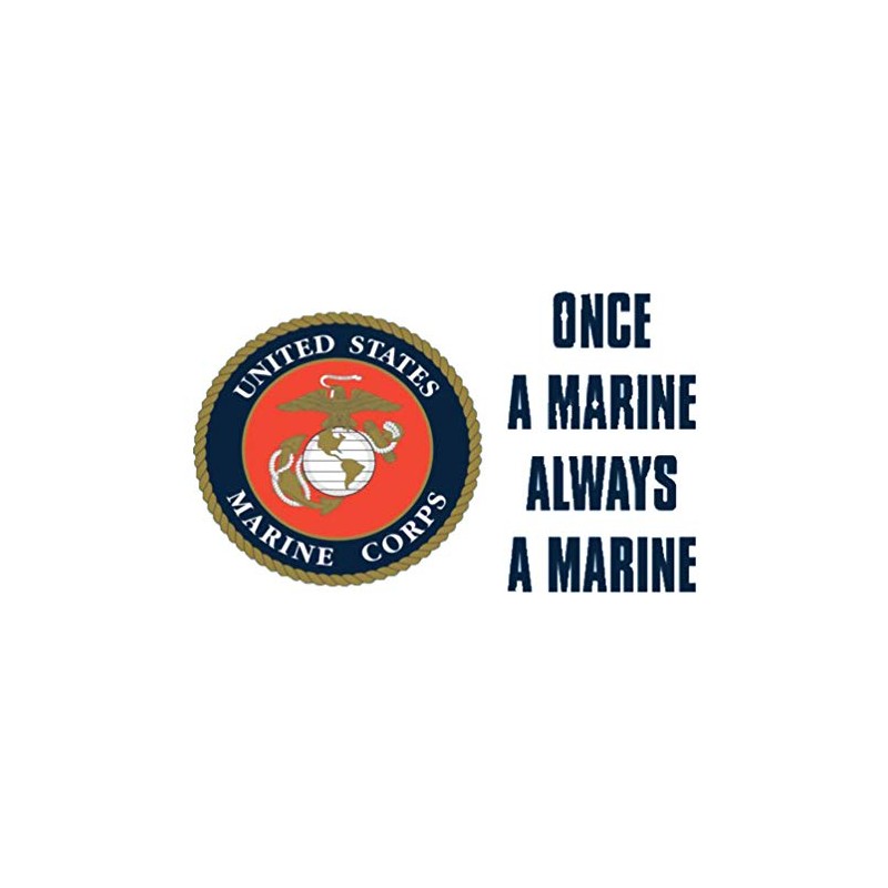 Mitchell Proffitt United States Marine Corps Crest - Once a
