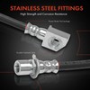 A-Premium Front Driver and Passenger Brake Hydraulic Hose Compatible with