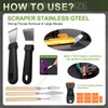 3D Printer Removal Tool Kit, 7 Precision Scrapers for Large,