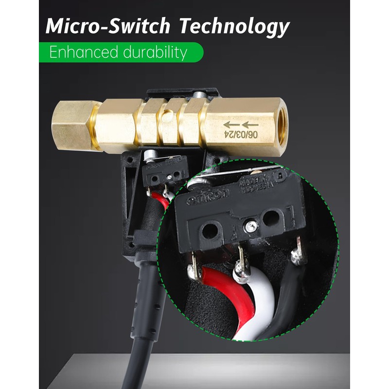100975 Flow Switch for Pressure Washer, Flow Switch Fit for