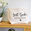 Geschenkidee zum Einzug oder Umzug | "Lost Socks" | Aufbewahrungskorb