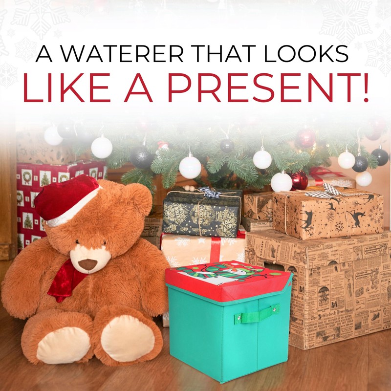 Santa's Tree Helper Automatic Christmas Tree Watering System with Enhanced
