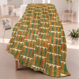 Manta de franela clásico para niños, niñas y adultos, acogedora manta de franela con temática de libros retro para camping, recámara, sofá, decoración del hogar, 50 x 60 pulgadas