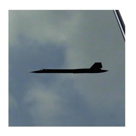 SR-71 Blackbird Pilot Side View Vinyl Sticker Decal by KLO Graphics Reconnaissance Aircraft Flight Crew A-12 SR71 A12 Sled Habu