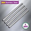 YTKavq 1/2"OD 304 Stainless Steel Tube,1mm Thickened Tube Wall &