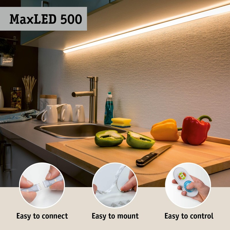 Paulmann MaxLED 500 Stripe 2.5m Warm white IP44 Prot