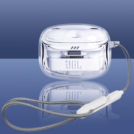 Taoricen Protective Case for JBL TUNE BEAM 2 Headphone, Transparent Drop-proof Cover with Lanyard