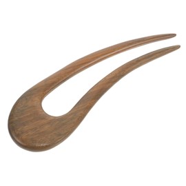 IWOWHERO Wooden Hair Stick Elegant Hair Fork for Women for Buns and Updos Lightweight Green Sandalwood Design for Formal and Casual Occasions