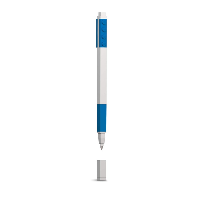 IQ Gel Pen - Blue + Minifigure