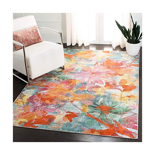 Safavieh Lillian Collection LLN359A Colorful Boho Area Rug, 8' x