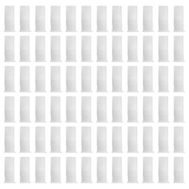 WLngtv 100 Pcs White Toy Noise Makers Insert Squeakers, Plastic Dog Squeaky Whistles, Squeak Toy Insert Replacements,Dog,Plastic Whistle,DIY Toys Accessories (15.5x4.8mm)