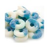 Gummy Blue Raspberry Rings, 4.5 Pound Package, 270 Pieces, Bulk