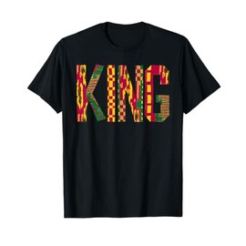 Best African King Design for Men Dad Afrocentric Chess Lover T-Shirt