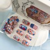 4th of July Press on Nails Medium Square Fake Nails