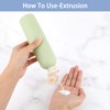 Qianyu 2 Pcs 260 ml Squeeze Bottles with Flip Cap