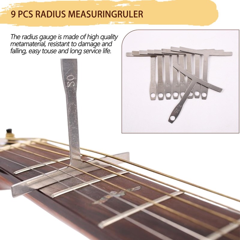 Wzenclave 10 Piece Guitar Luthier Tool Kit Includes 9 Understring