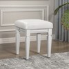 Lexicon Barrett Vanity Stool, White