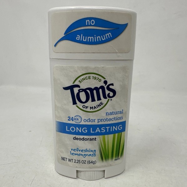 Tom's of Maine Long Lasting Deodorant Natural Refreshing Lemongrass Discontinued