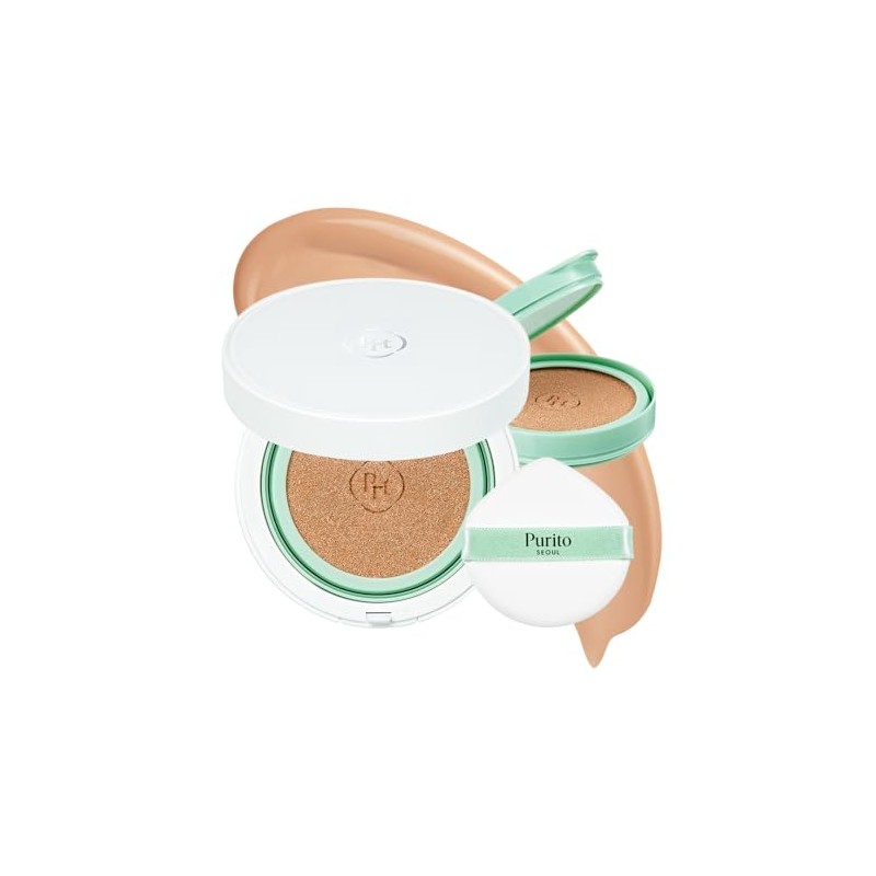 PURITO SEOUL Wonder Releaf Centella BB Cushion #21 Beige claro,
