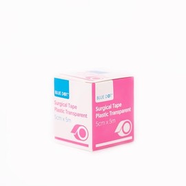 Blue Dot Blue Dot Polyethylene Surgical Tape, 5 Meter Length x 5 cm Width, Transparent