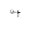 Cross silver frame piercing OTEP22315TSS stone color / 십자가 실버