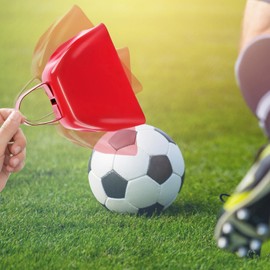 Cow Bells Noise Makers for Sporting Events, 4PCS Metal Cowbells with Handle - Small Loud Bell Bulk Hand Percussion Noisemakers for Football Games Graduation Sporting Events Weddings