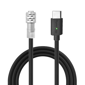 Type C USB C PD to Weipu 2 Pin Female Straight Power Cable Compatible for BMPCC 4K/6K, Blackmagic Pocket Cinema Camera,39”