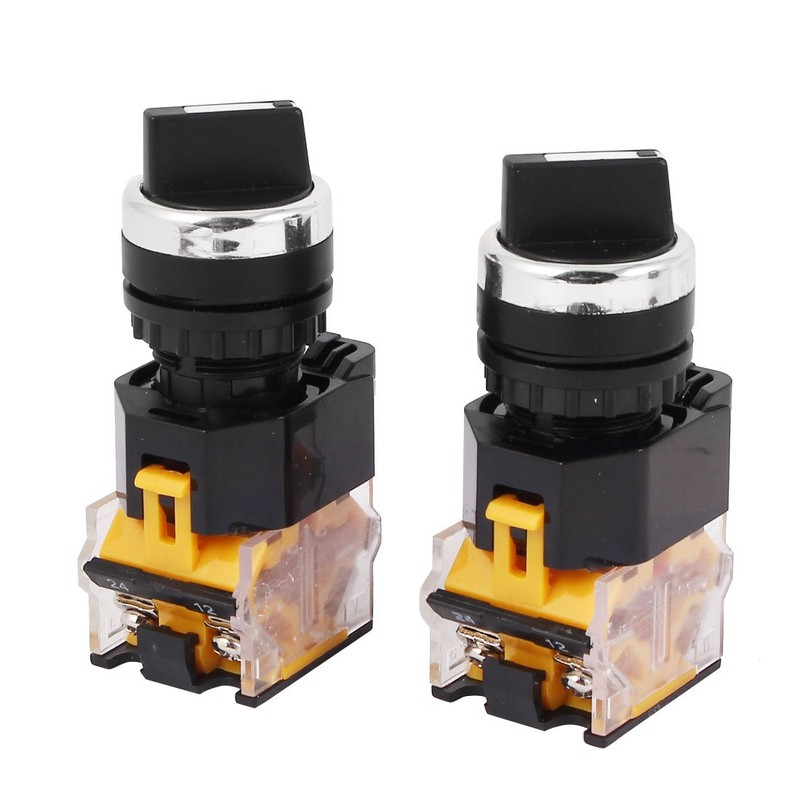 uxcell a16031500ux1771 LA38-203 AC 400V 10A 2 Position ON/Off Rotary