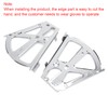 2Pcs Stainless Steel Shoes Drawer Cabinet Hinges Tu Rack Replacement