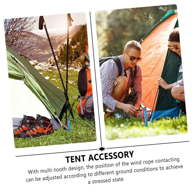 CORHAD Camping Gear 5pcs Tent Ground Pegs Sturdy and Corrosion-Resistant