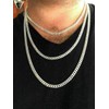 HarlemBling Real Solid 925 Sterling Silver - 5mm Miami Cuban