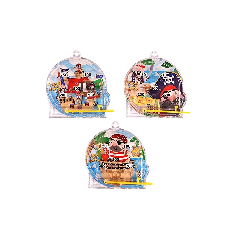 HENBRANDT 10 x Mini Pirate Pinball Puzzle