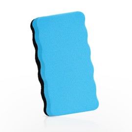 QUEENLINK Whiteboard Sponge Magnetic Eraser, Felt Eraser for Office, School and Home, Magnetic Eraser for Fridge Calendar, 1 Pack