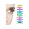 20 Almohadillas Silicona Enchinar Pestañas Lifting Makeup Color Multicolor