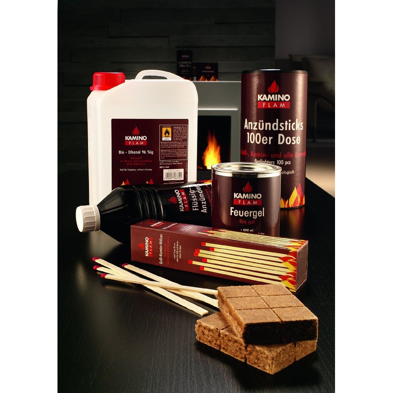KaminoFlam Matches Long - Grill Fireplace Woods 20 cm -