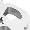 1 Pair 1/4 Inch NAB Hub Optical Shaft Adapter Aluminum
