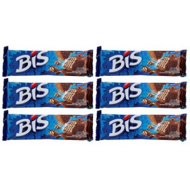 Lacta Bis Chocolate Box w/ 20 units 4.4oz | Bis Lacta Chocolate Caixa c/ 20 unidades 126g (Pack of 6)