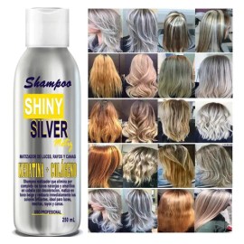 Shampoo Matizador Silver 250ml, Sin Sal, Parabenos, Sulfatos                                                                                          