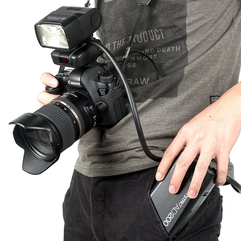 Remote flash head for PocketFlash AD200